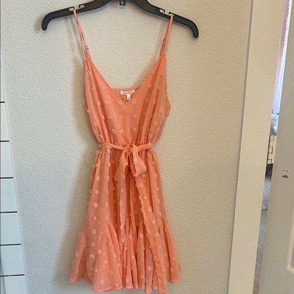 Peach Sleeveless Dress - Picture 2 of 5